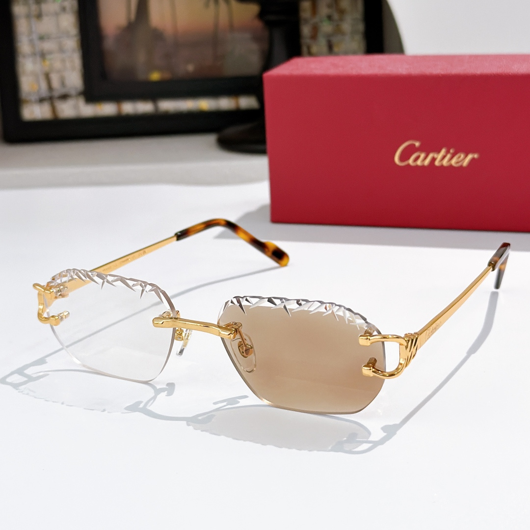 Cartie MODEL：CT02029O SIZE：57口17-142 🔝🔝 变色➕30