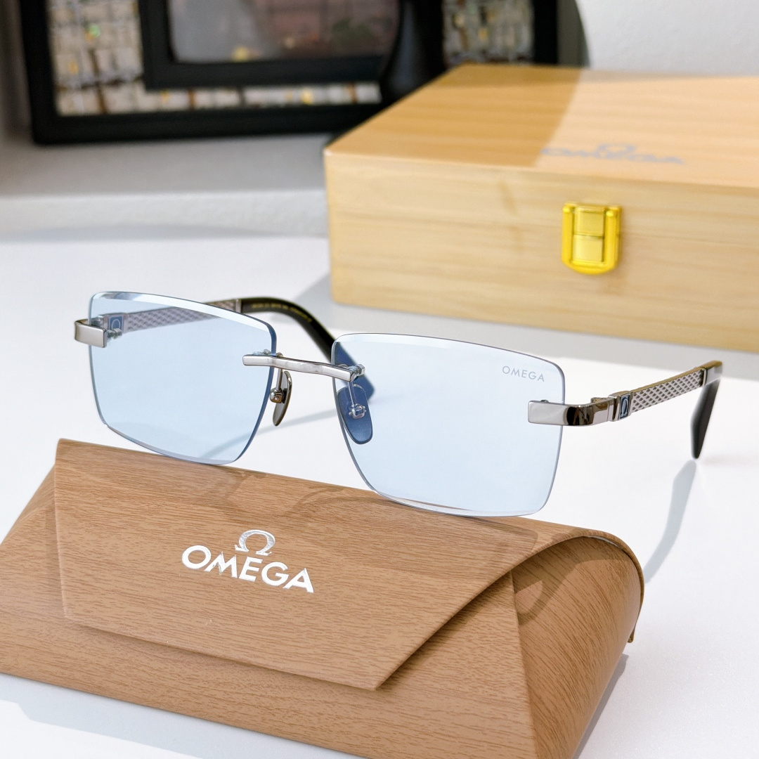 OMEGA 奥米茄 MODEL：SS1325 SIZE：58口16-145 18K-TITANIUM 钛 🔝🔝 