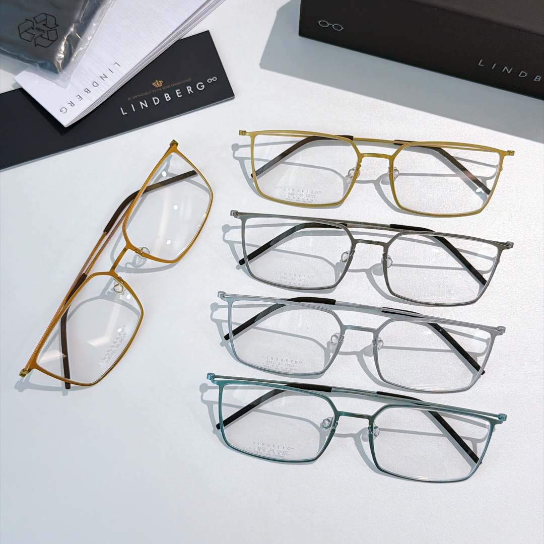 titanium LINDBER* Mod：5551 Size：55-17 🔝🔝