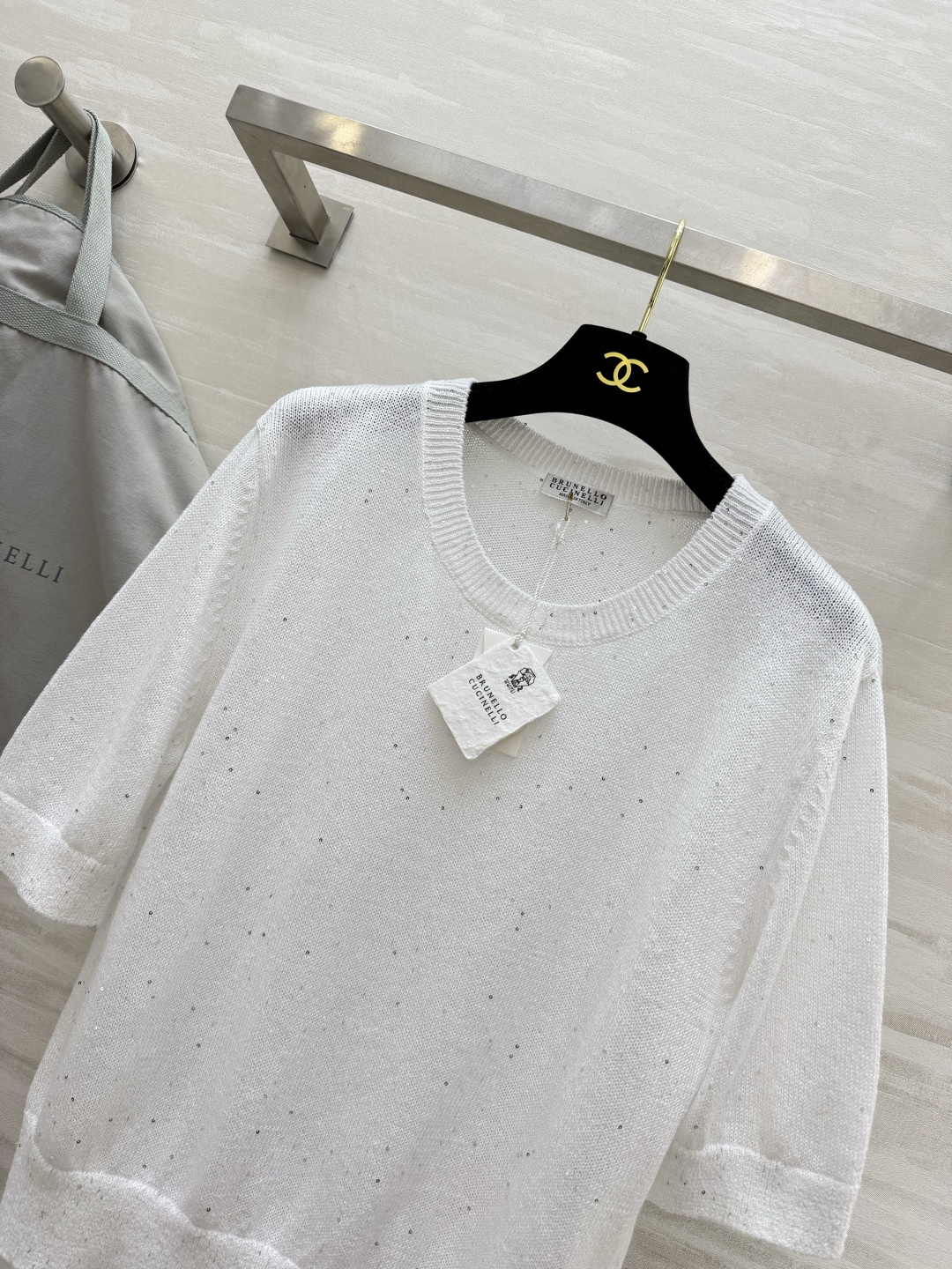 #Brunello Cucinell♡²⁶SS 纯色亚麻半袖混纺针织短袖 超级舒适好穿 原版开发 高品质
