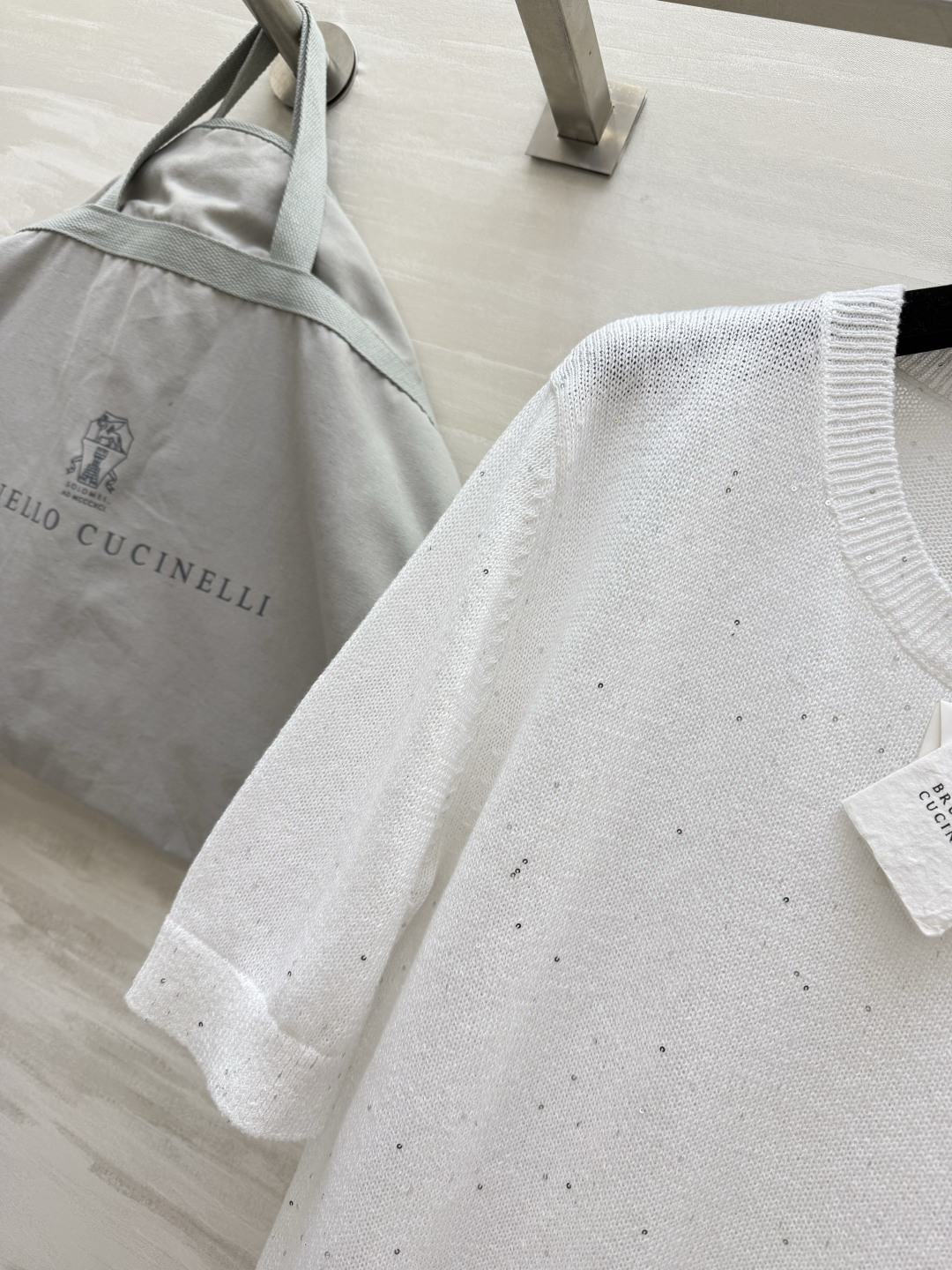 #Brunello Cucinell♡²⁶SS 纯色亚麻半袖混纺针织短袖 超级舒适好穿 原版开发 高品质