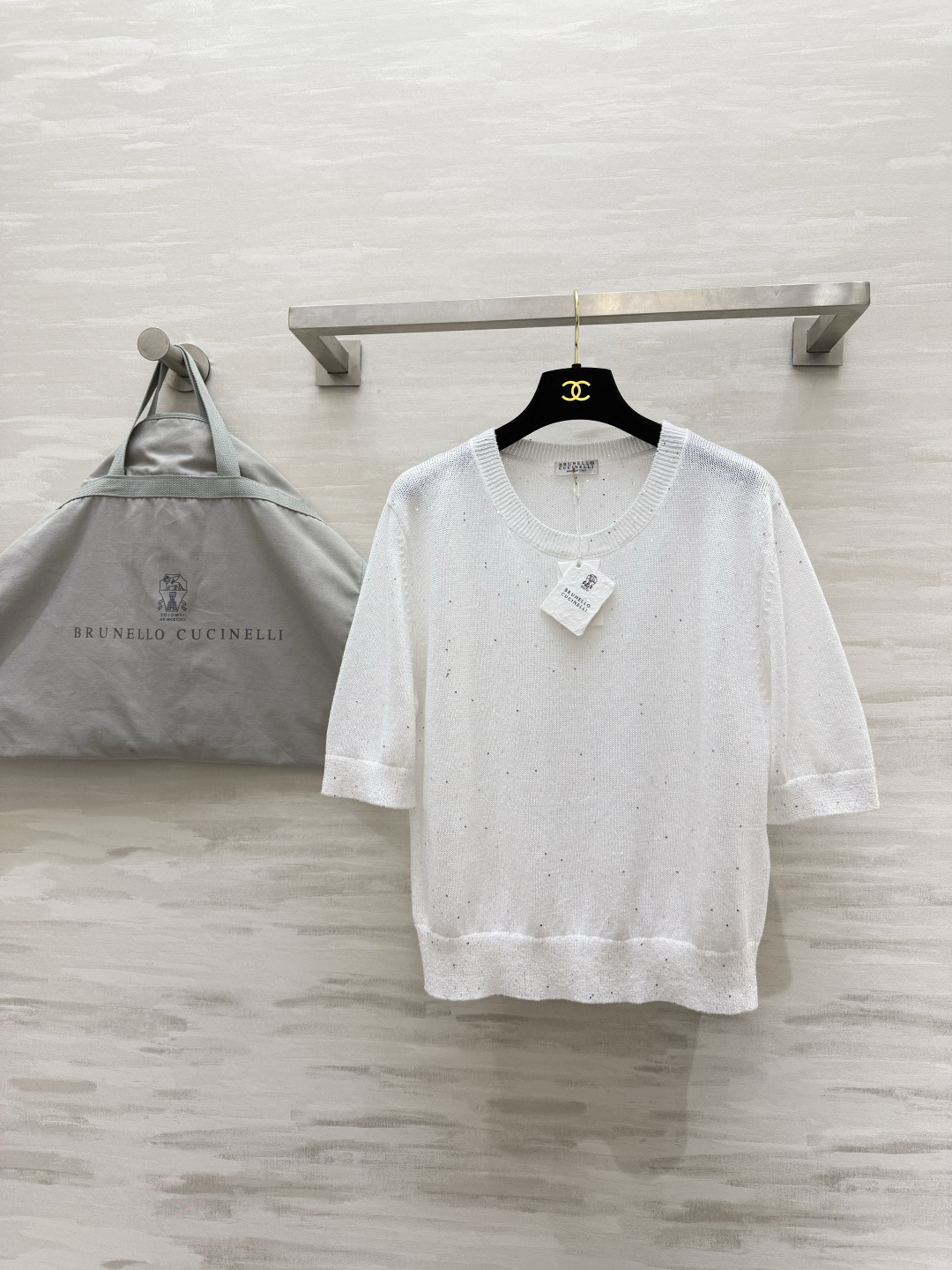 #Brunello Cucinell♡²⁶SS 纯色亚麻半袖混纺针织短袖 超级舒适好穿 原版开发 高品质
