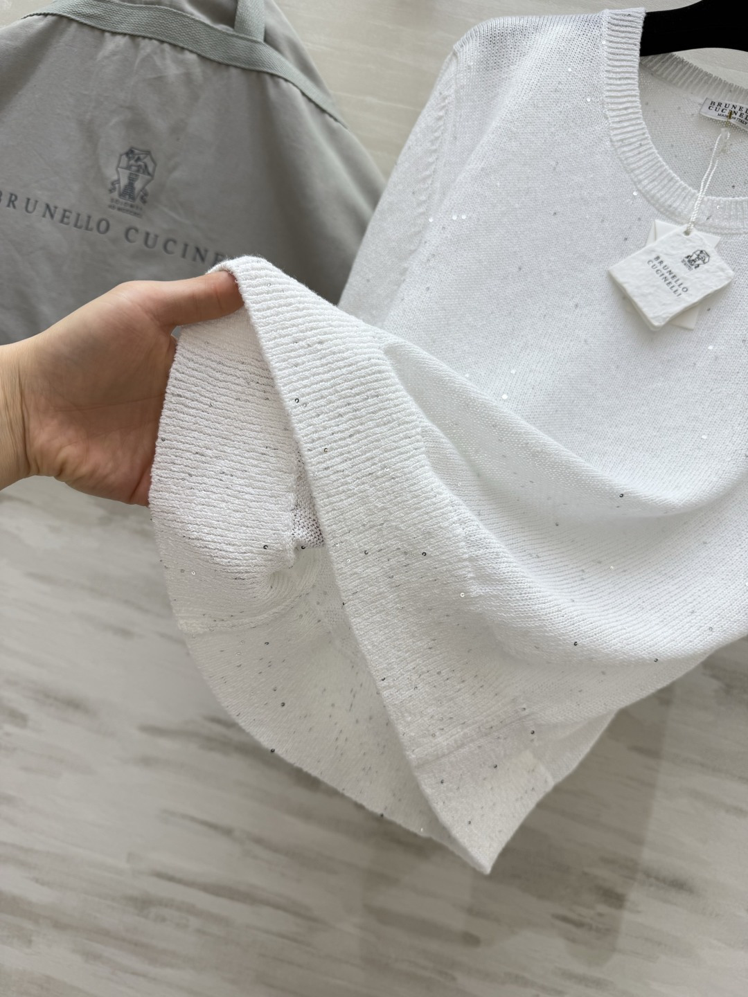 #Brunello Cucinell♡²⁶SS 纯色亚麻半袖混纺针织短袖 超级舒适好穿 原版开发 高品质