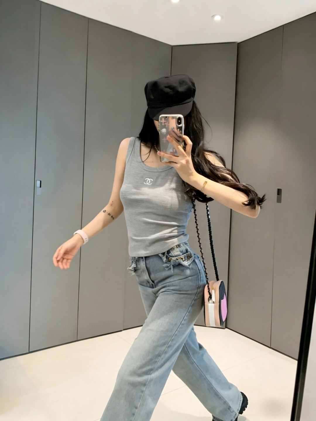 🖤🤍🤍 黑白灰控集合！经典双C | 螺纹显瘦 | 百搭王者夏天的快乐，是这件背心给的✨高品质定制 现货首