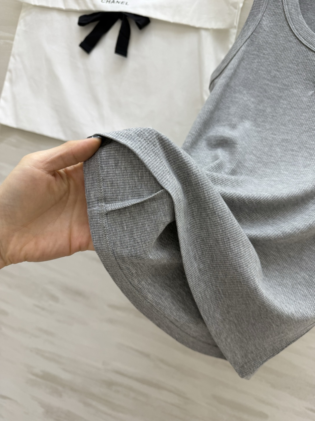 🖤🤍🤍 黑白灰控集合！经典双C | 螺纹显瘦 | 百搭王者夏天的快乐，是这件背心给的✨高品质定制 现货首