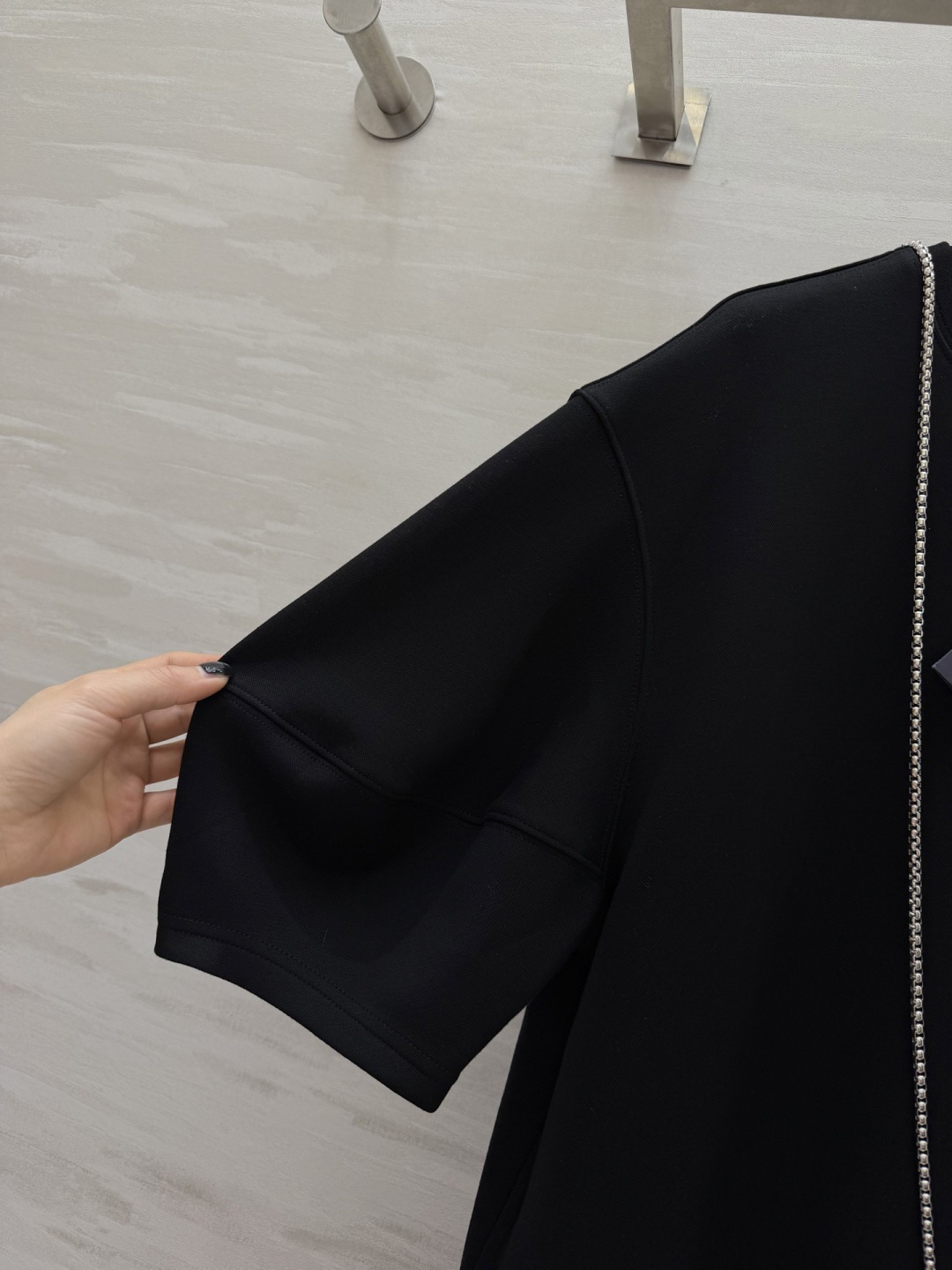 🔥🔥🔥爆款🔥🔥🔥#Prad♡²⁶春夏新款 普拉达三角标休闲连衣裙✔️简约又不简单风 搭配字母三角小包包 