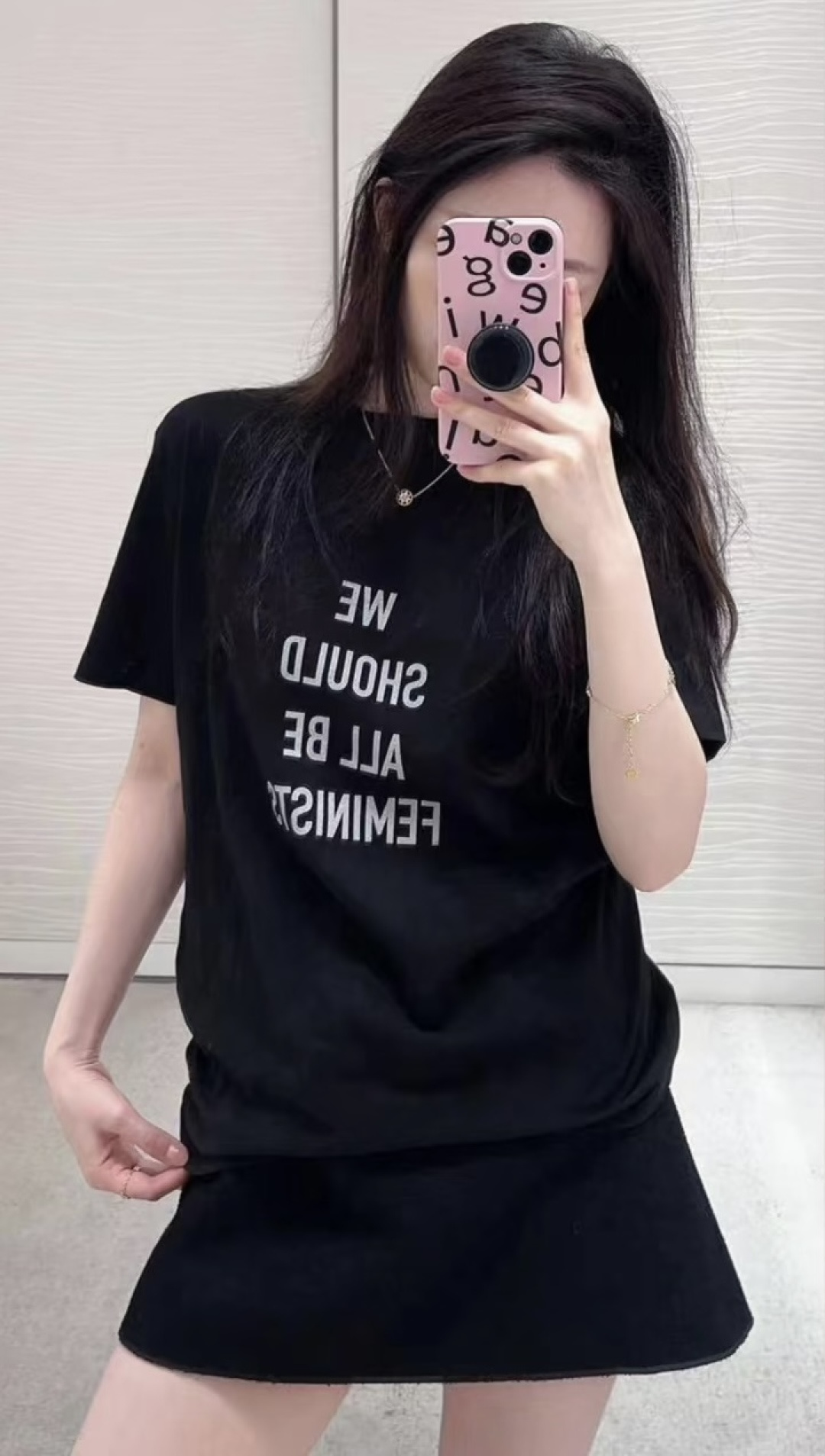 #Dio♡²⁶ss女权标语T恤 态度与颜值双在线 一件自带态度的神仙T恤 把高级感和女性力量穿在身上💪经