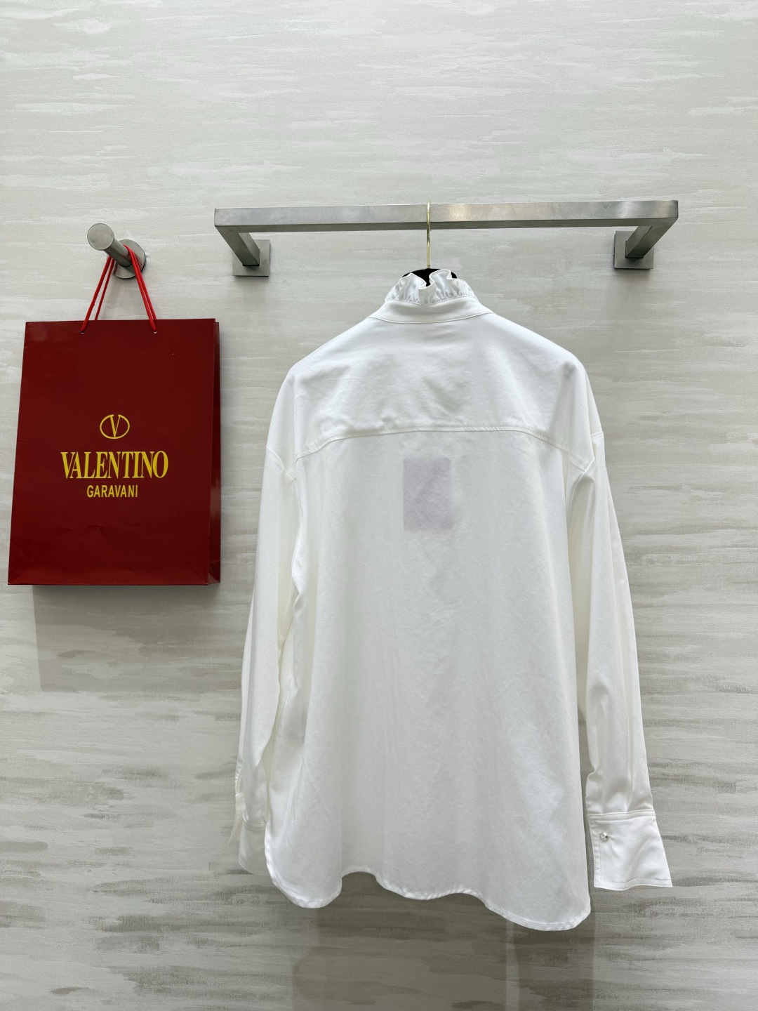 #Valentin♡²⁶立体花朵木耳领白衬衫 法式优雅手工立体花朵 木耳边立领设计 精致感拉满自带贵气大