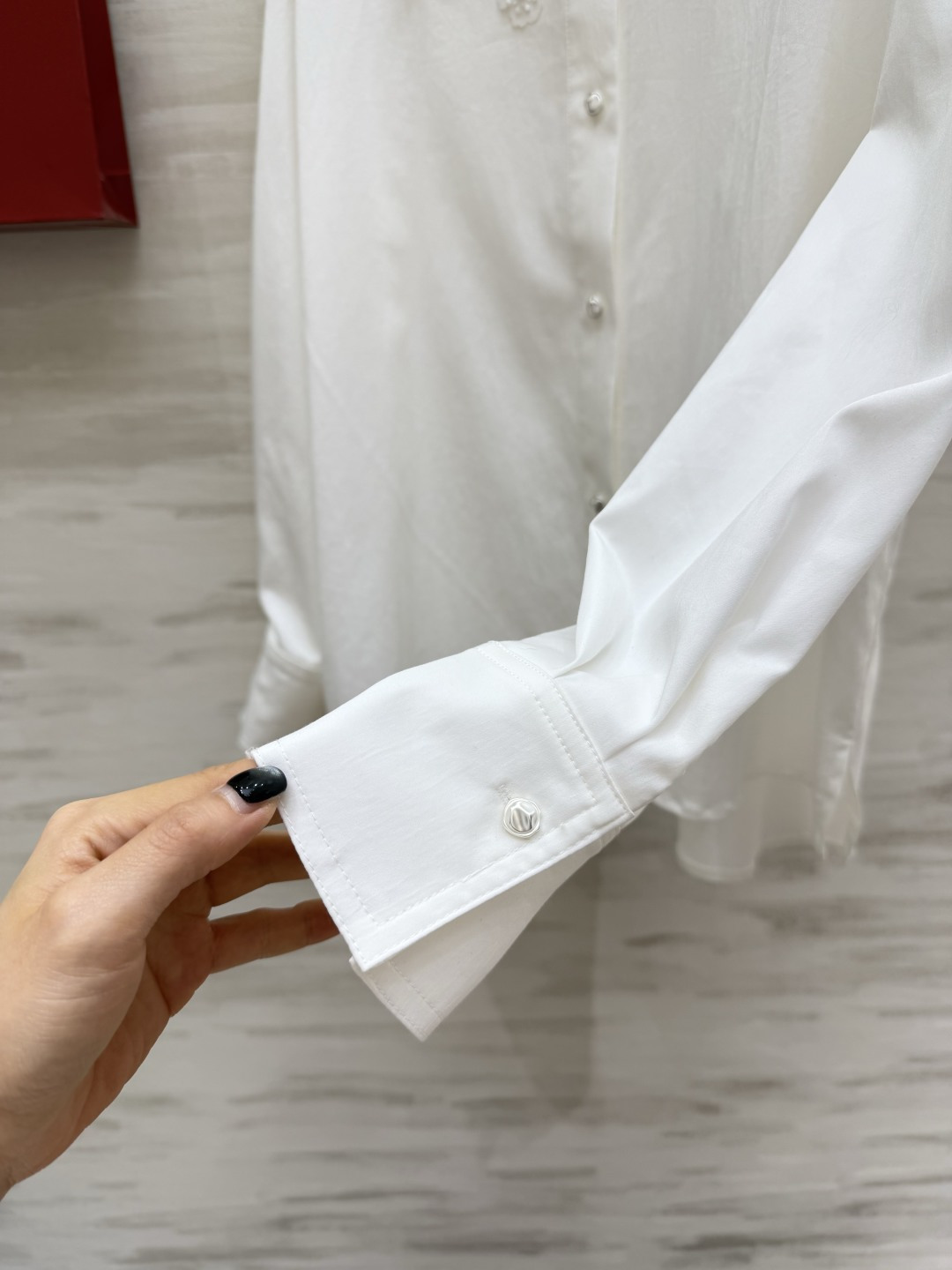 #Valentin♡²⁶立体花朵木耳领白衬衫 法式优雅手工立体花朵 木耳边立领设计 精致感拉满自带贵气大