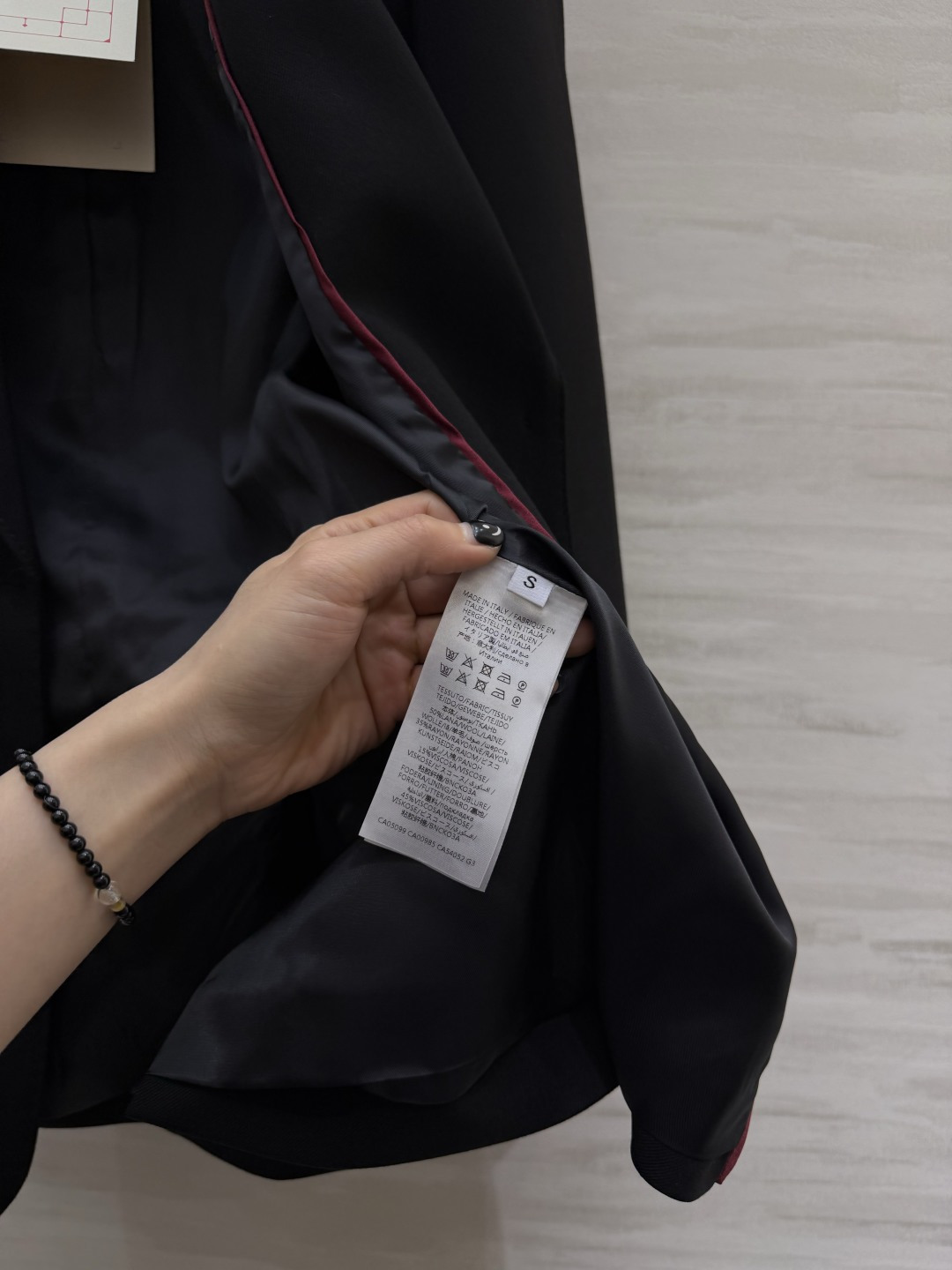 #Alexander McQuee♡²⁶新款阔腿西裤 利落中线压褶 立体结构线 整体设计简约大气 黑色自