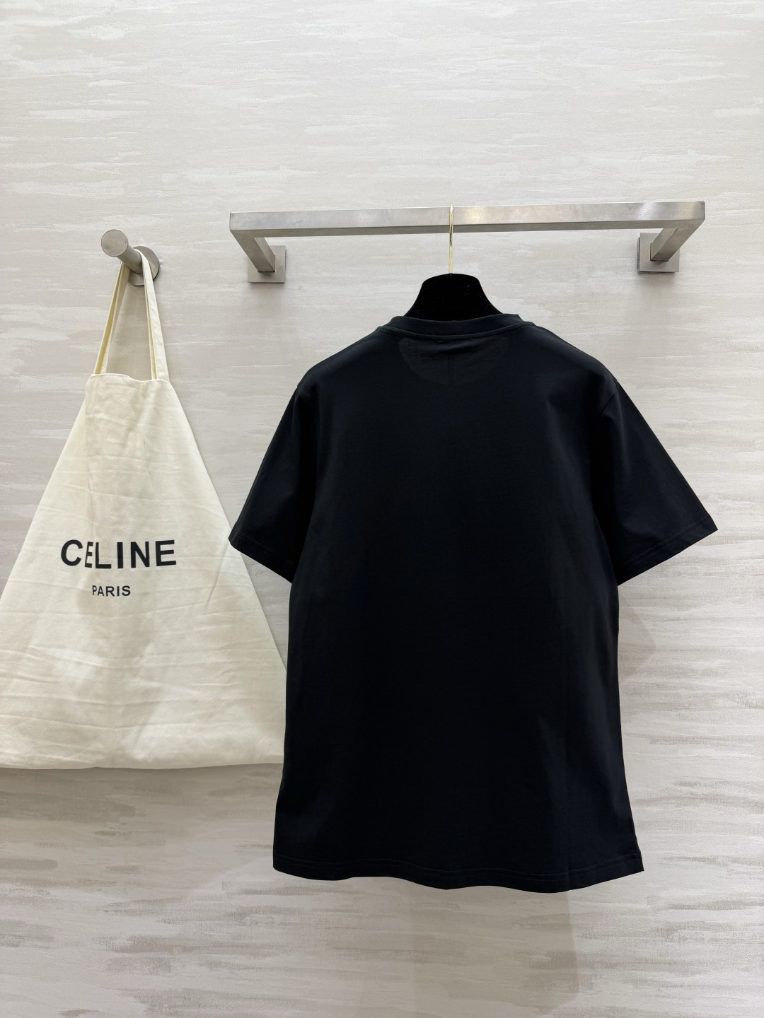 #CELIN♡²⁶ 水钻字母短袖T恤 手工水钻logo 高支棉亲肤透气 白T干净 黑T酷飒 高品质定制 