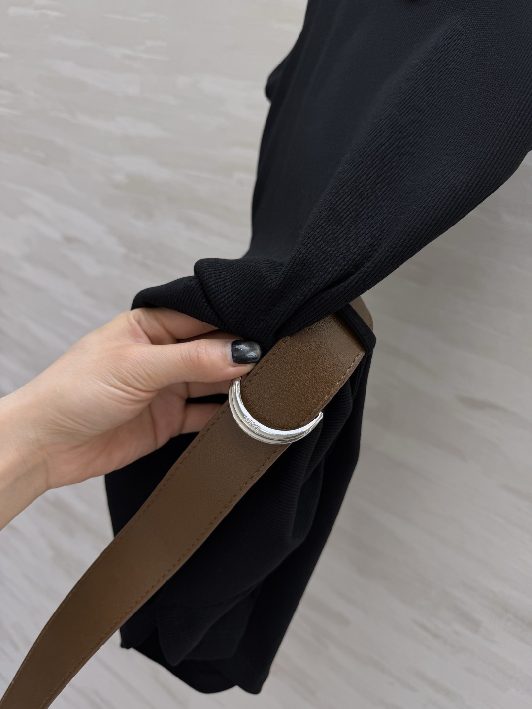 #Loew♡²⁶坑条背心 自带腰带 显瘦封神！松弛感穿搭天花板✨灰/黑两色封神！超级百搭不挑人！高品质定