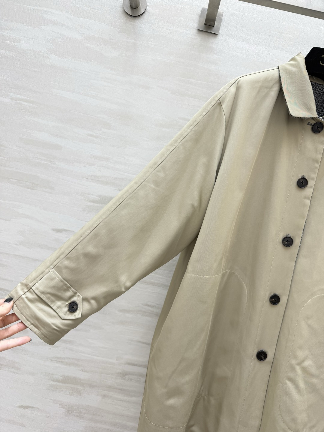#Loew♡²⁶双面穿风衣组合 老钱风穿搭天花板 卡其简约款+格纹复古款 双面穿设计 一件顶两件！承包你