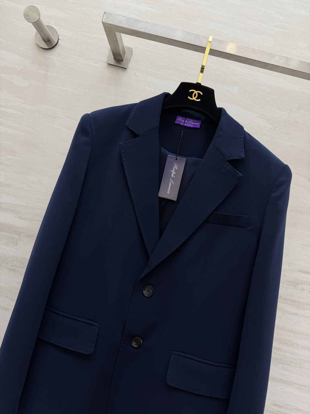 #RalphLaure²⁶ss紫标藏青西装 老钱风穿搭天花板 定制面料 利落剪裁 百搭不挑人 高品质定制