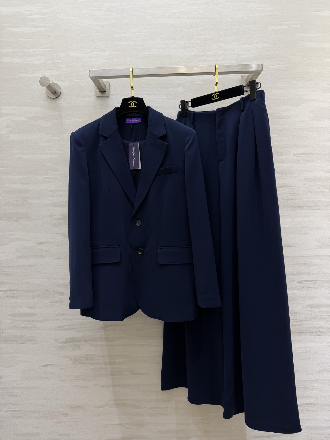 #RalphLaure²⁶ss紫标藏青西装 老钱风穿搭天花板 定制面料 利落剪裁 百搭不挑人 高品质定制