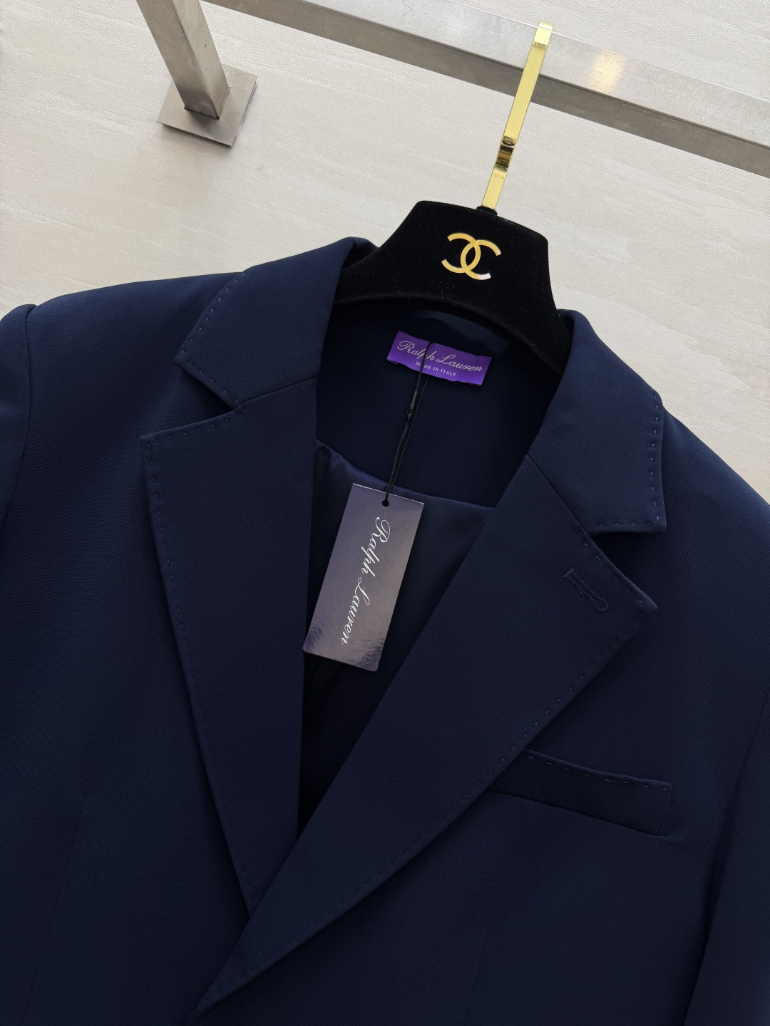#RalphLaure²⁶ss紫标藏青西装 老钱风穿搭天花板 定制面料 利落剪裁 百搭不挑人 高品质定制