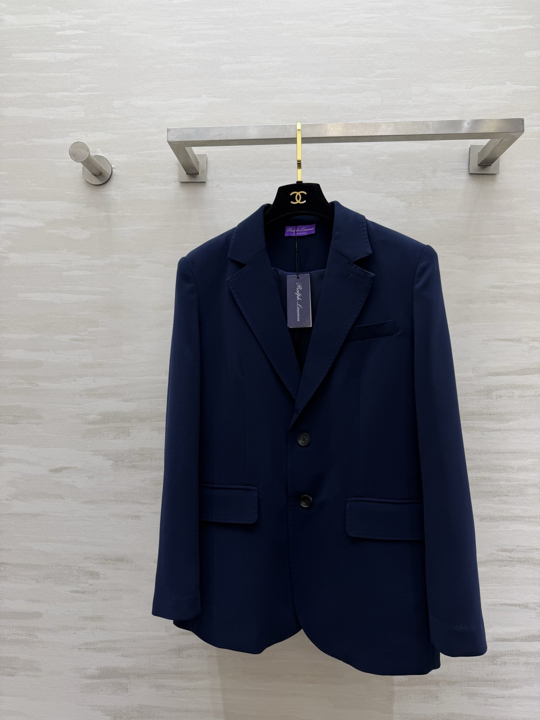 #RalphLaure²⁶ss紫标藏青西装 老钱风穿搭天花板 定制面料 利落剪裁 百搭不挑人 高品质定制