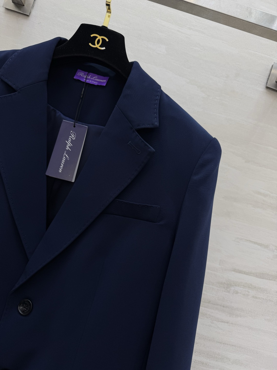 #RalphLaure²⁶ss紫标藏青西装 老钱风穿搭天花板 定制面料 利落剪裁 百搭不挑人 高品质定制