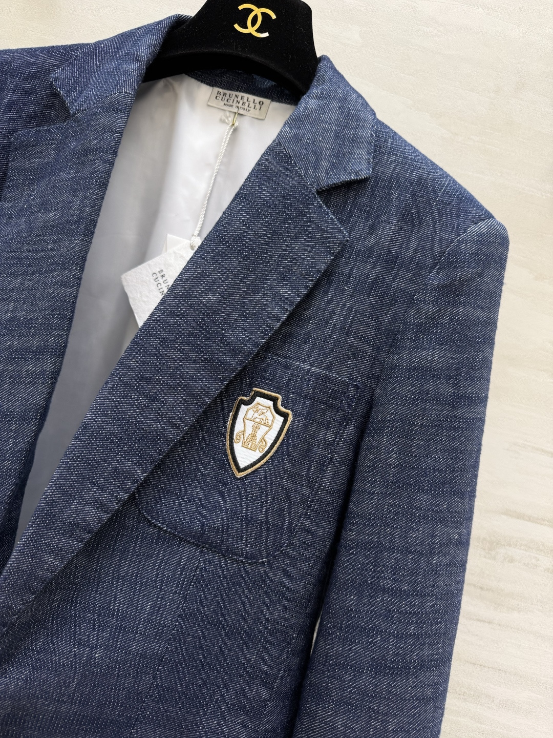 ✨Brunello Cucinell♡²⁶亚麻学院风西装✨高支亚麻混纺面料自带透气凉感 雾感牛仔蓝调 肌