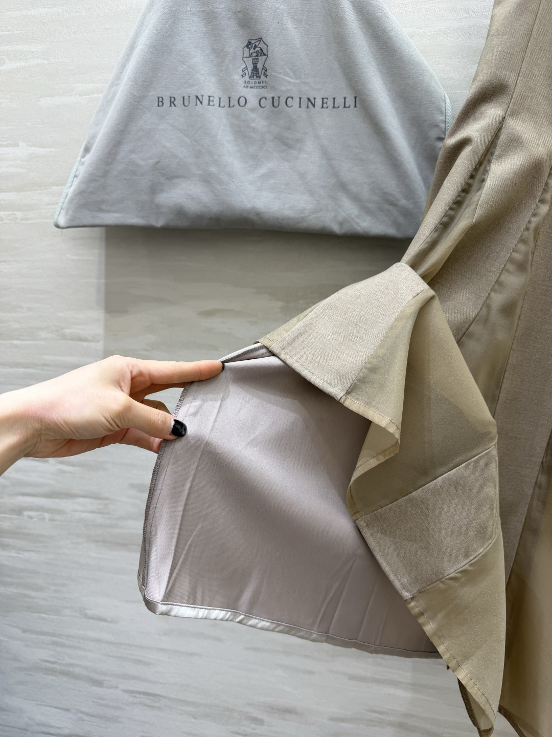 #Brunello Cucinell♡²⁶拼纱大摆半裙｜顶流的温柔氛围感✨BC这条半裙真的把「高级感」和