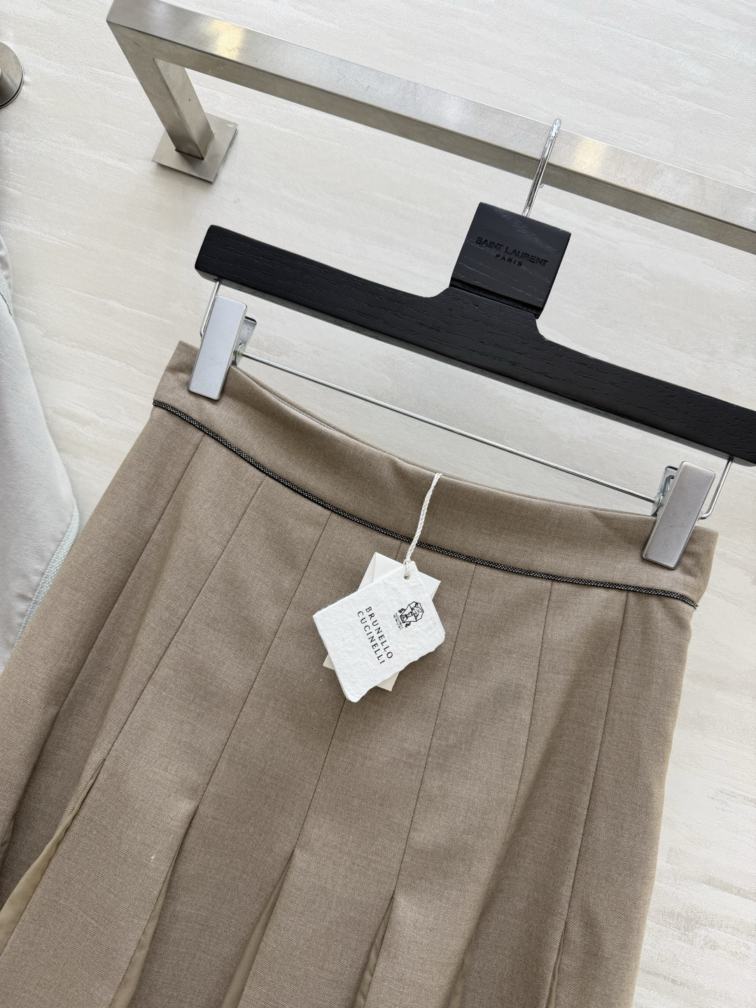 #Brunello Cucinell♡²⁶拼纱大摆半裙｜顶流的温柔氛围感✨BC这条半裙真的把「高级感」和