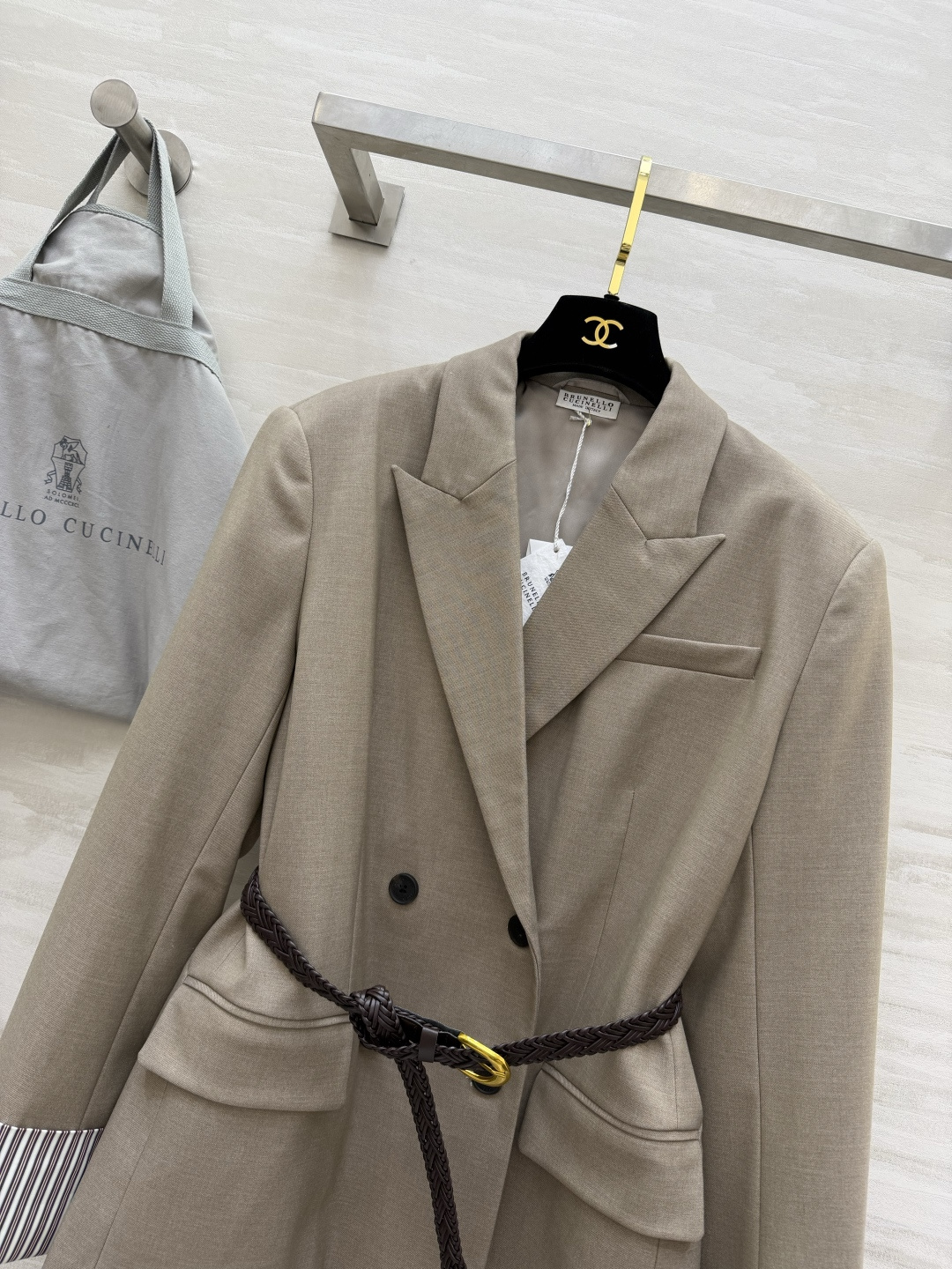 #Brunello Cucinell♡²⁶双排扣收腰西装｜顶流的松弛感高级✨被BC这件西装美到失语！真正