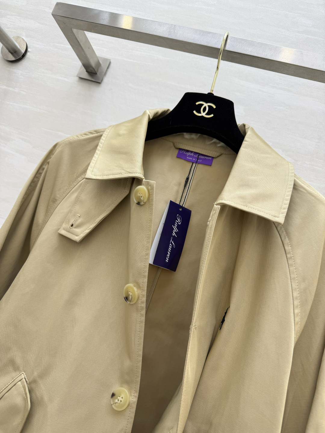 #Ralph Lauren²⁶经典款风衣 永不过时的美式休闲 RL紫标短款风衣真的是王炸单品！三色可选：