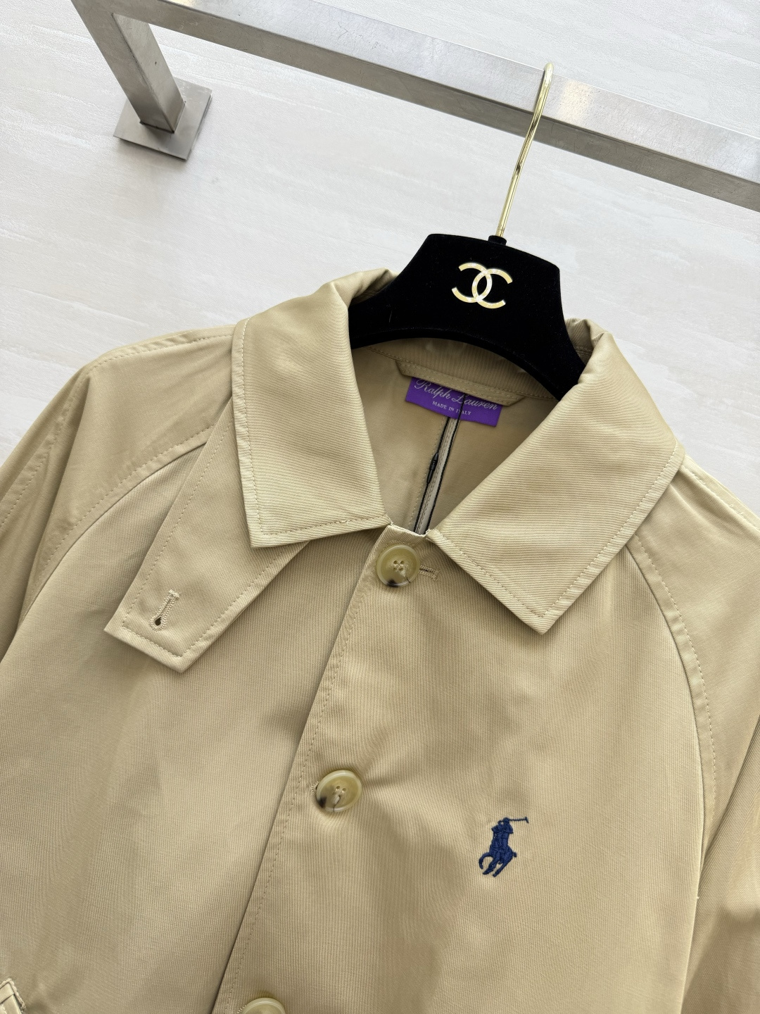 #Ralph Lauren²⁶经典款风衣 永不过时的美式休闲 RL紫标短款风衣真的是王炸单品！三色可选：