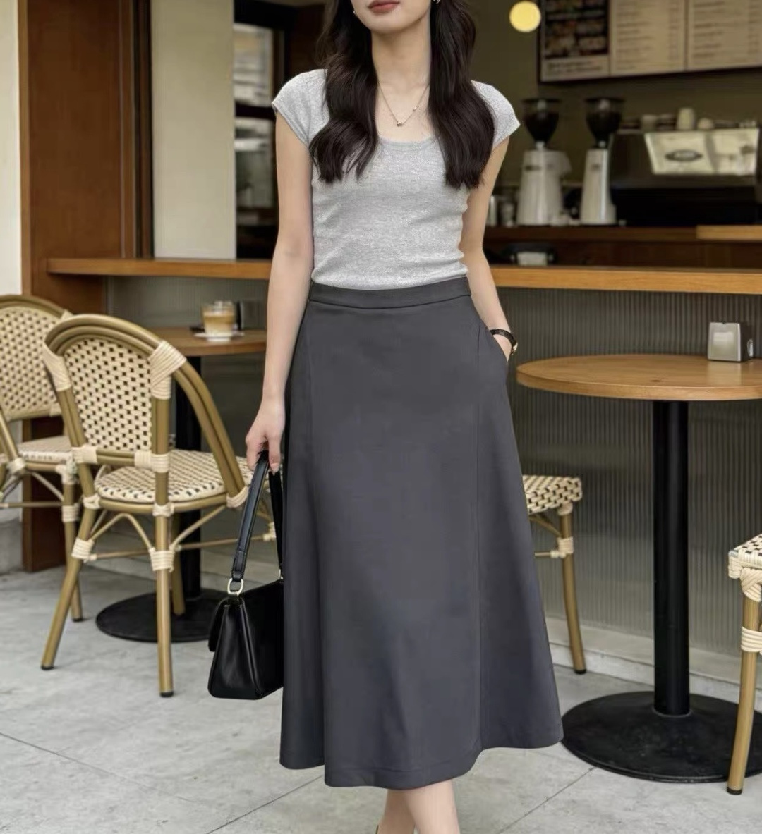 #DIO♡²⁶新款赫本风半身裙 优雅大方 高品质定制 现货首发size：26/27/28/29/30（2
