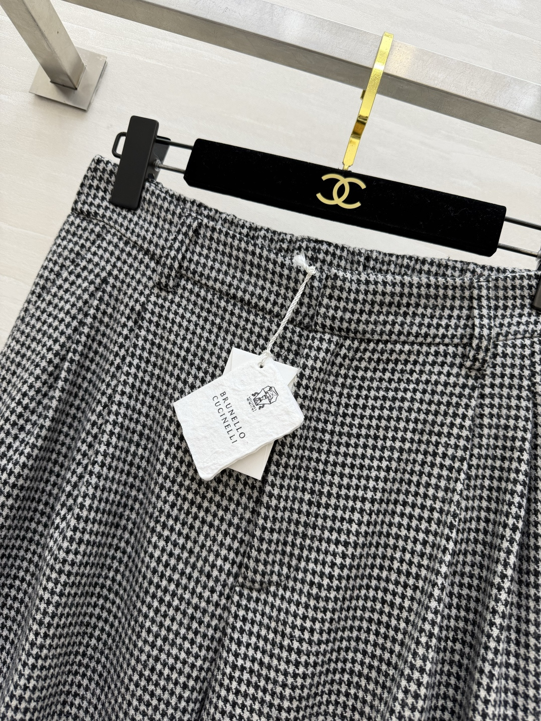 #Brunello Cucinell♡²⁶新款 格纹直筒西裤 立体剪裁上身大气显贵 高品质 现货首发si