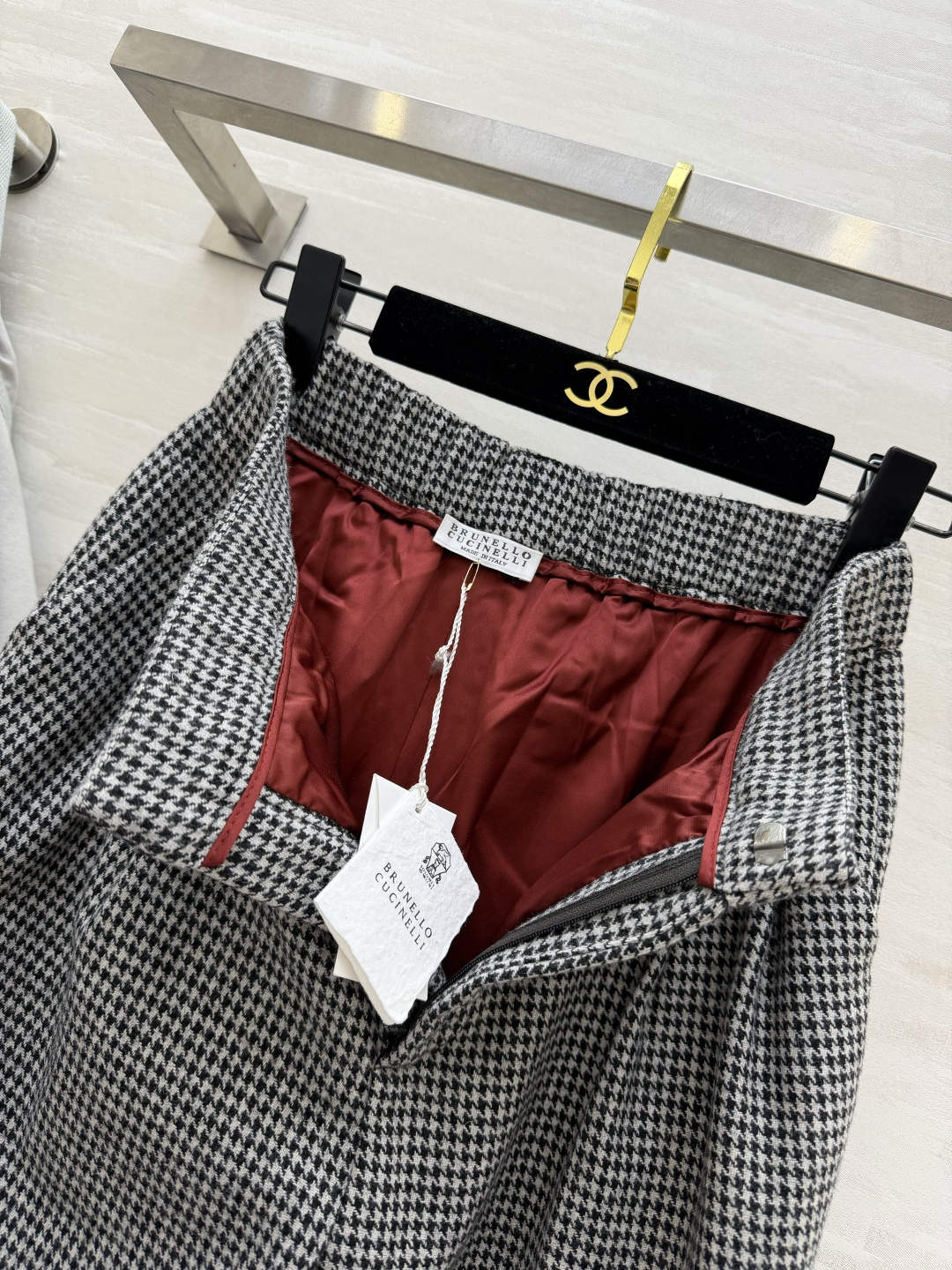 #Brunello Cucinell♡²⁶新款 格纹直筒西裤 立体剪裁上身大气显贵 高品质 现货首发si