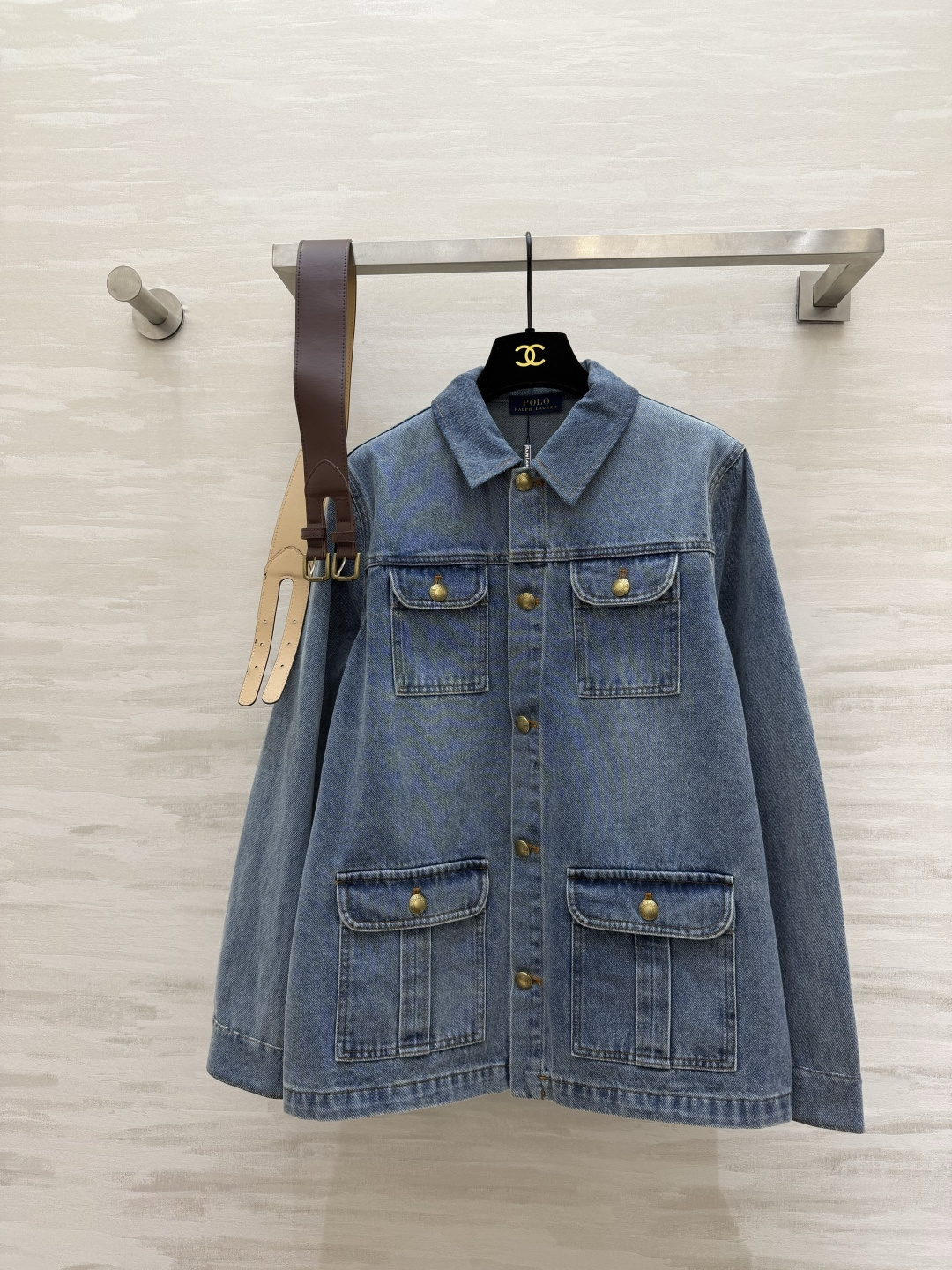 POLO Ralph Lauren²⁶新款牛仔外套 做旧水洗蓝自带复古滤镜 多口袋+金属扣细节拉满 再定