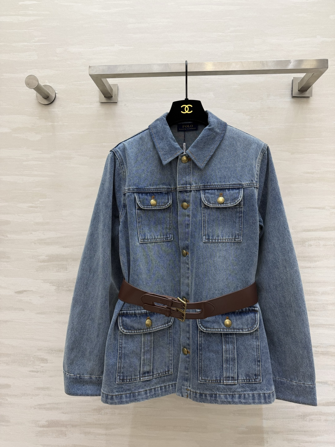 POLO Ralph Lauren²⁶新款牛仔外套 做旧水洗蓝自带复古滤镜 多口袋+金属扣细节拉满 再定