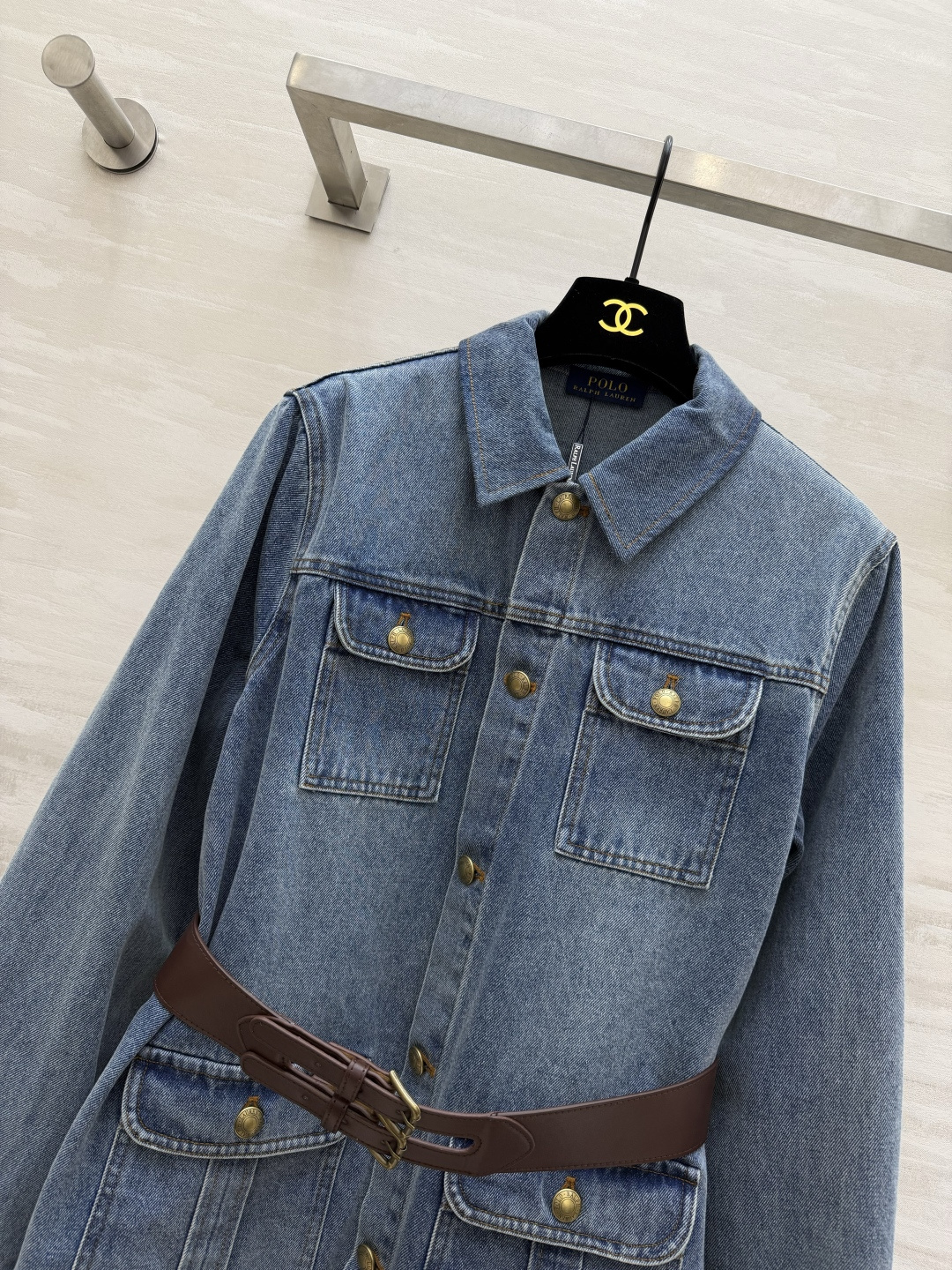 POLO Ralph Lauren²⁶新款牛仔外套 做旧水洗蓝自带复古滤镜 多口袋+金属扣细节拉满 再定