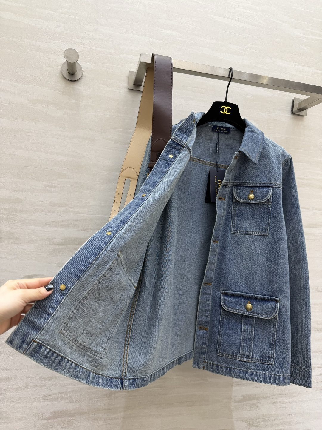POLO Ralph Lauren²⁶新款牛仔外套 做旧水洗蓝自带复古滤镜 多口袋+金属扣细节拉满 再定