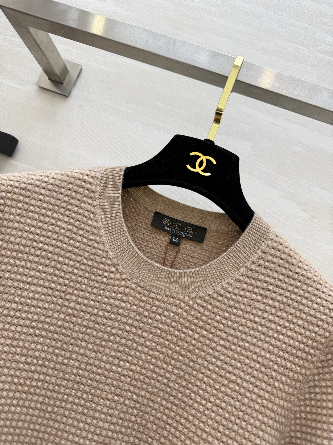 #Loro piana♡²⁶ssS 胶囊系列 圆领短袖提花 针织纯色羊绒短袖上衣 高品质定制 现货首发s