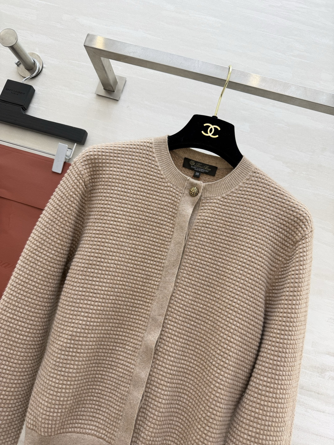 #Loro piana♡²⁶ssS 胶囊系列 圆领长袖提花 针织纯色羊绒开衫外套 高品质定制 现货首发s