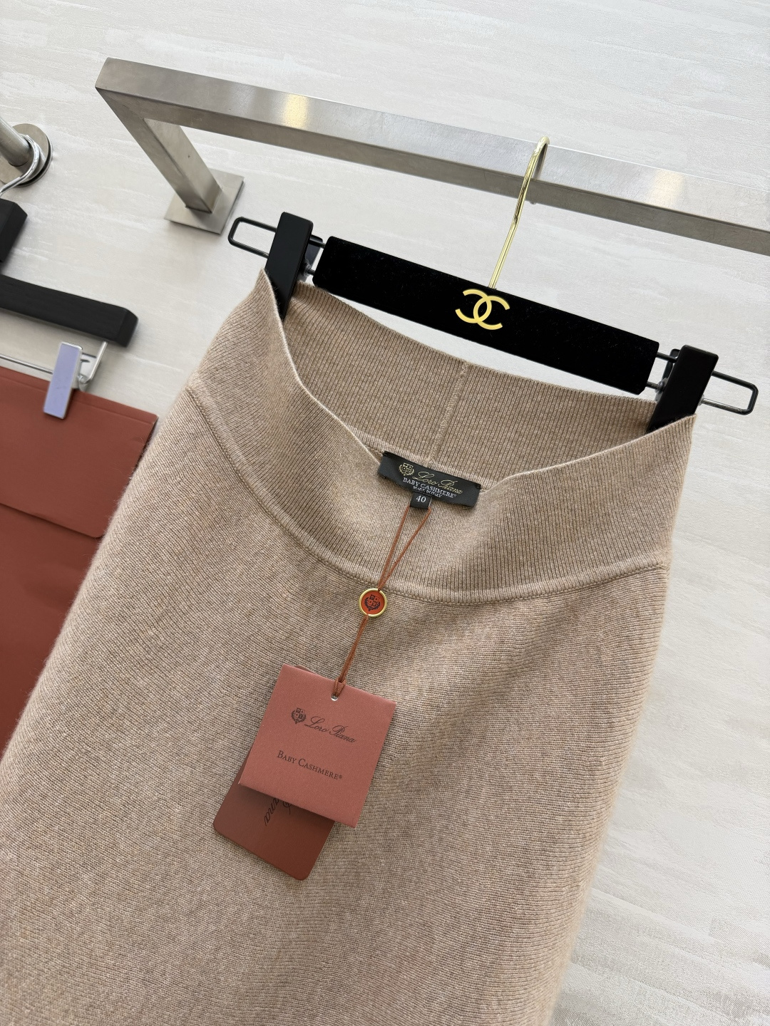 #Loro piana♡²⁶ssS 胶囊系列 提花针织纯色羊绒半裙 高品质定制 现货首发size：S/M