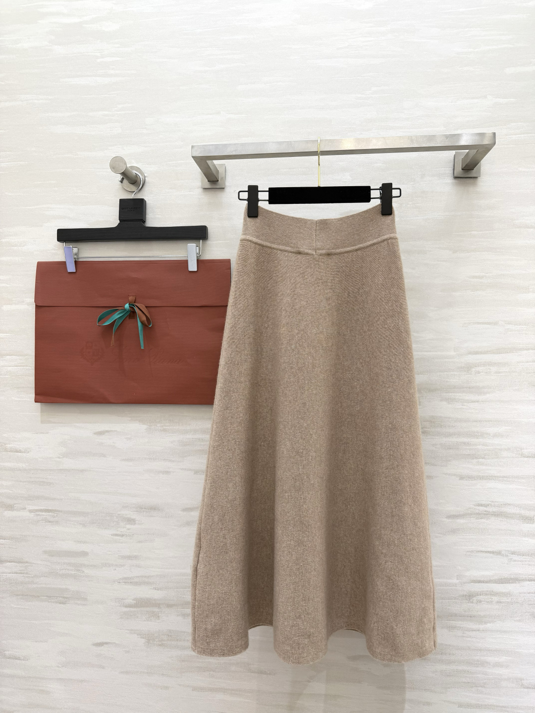 #Loro piana♡²⁶ssS 胶囊系列 提花针织纯色羊绒半裙 高品质定制 现货首发size：S/M