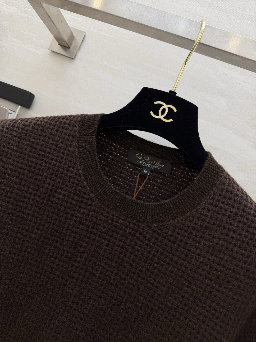 #Loro piana♡²⁶ssS 胶囊系列 圆领短袖提花 针织纯色羊绒短袖上衣 高品质定制 现货首发s