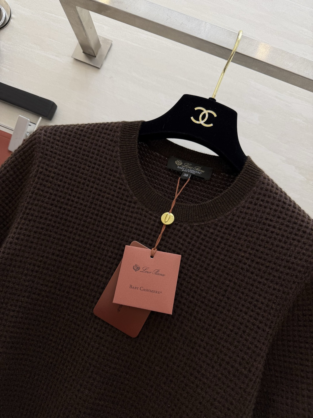 #Loro piana♡²⁶ssS 胶囊系列 圆领短袖提花 针织纯色羊绒短袖上衣 高品质定制 现货首发s