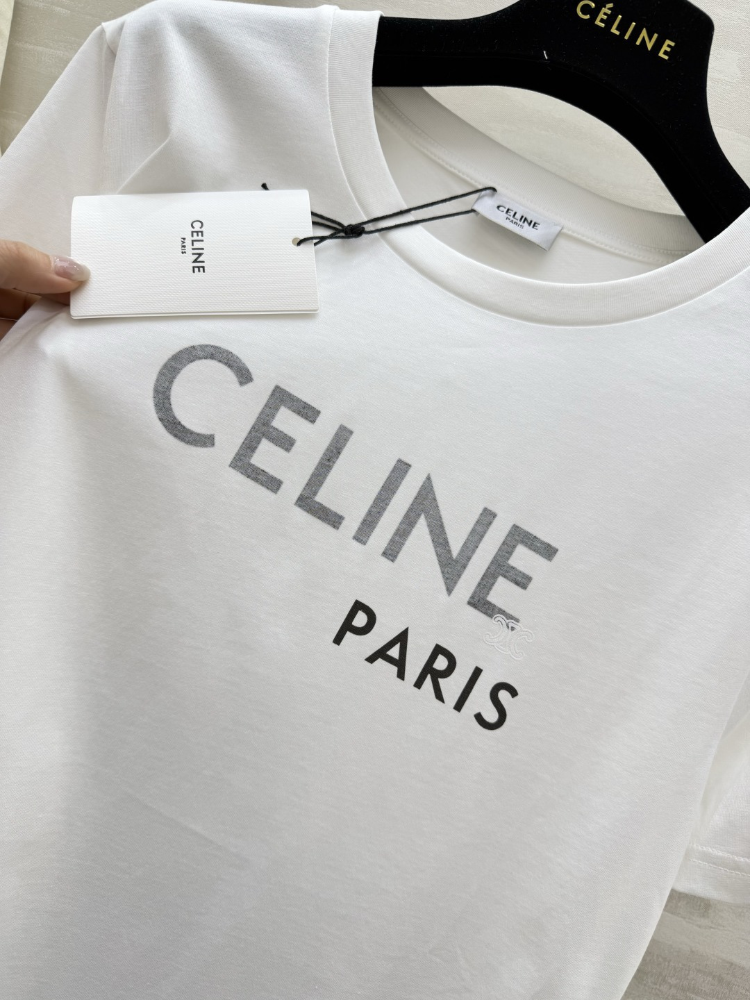 #CELIN♡²⁶ss TRIOMPHE印花T恤 宽松版型穿出法式慵懒风 高品质定制 现货首发size：