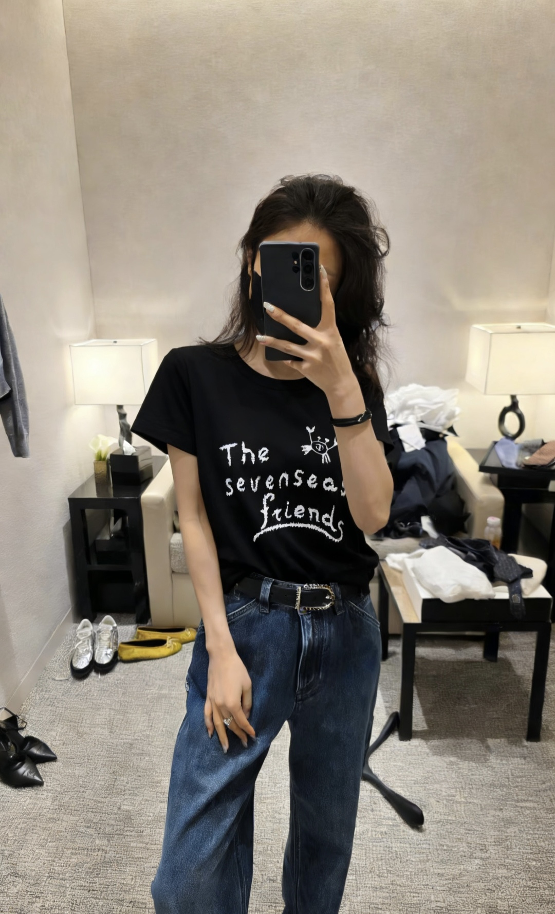 ✨Chane♡²⁶春夏新款 字母T恤｜把艺术感穿在身上✨「The sevenseas friends」字