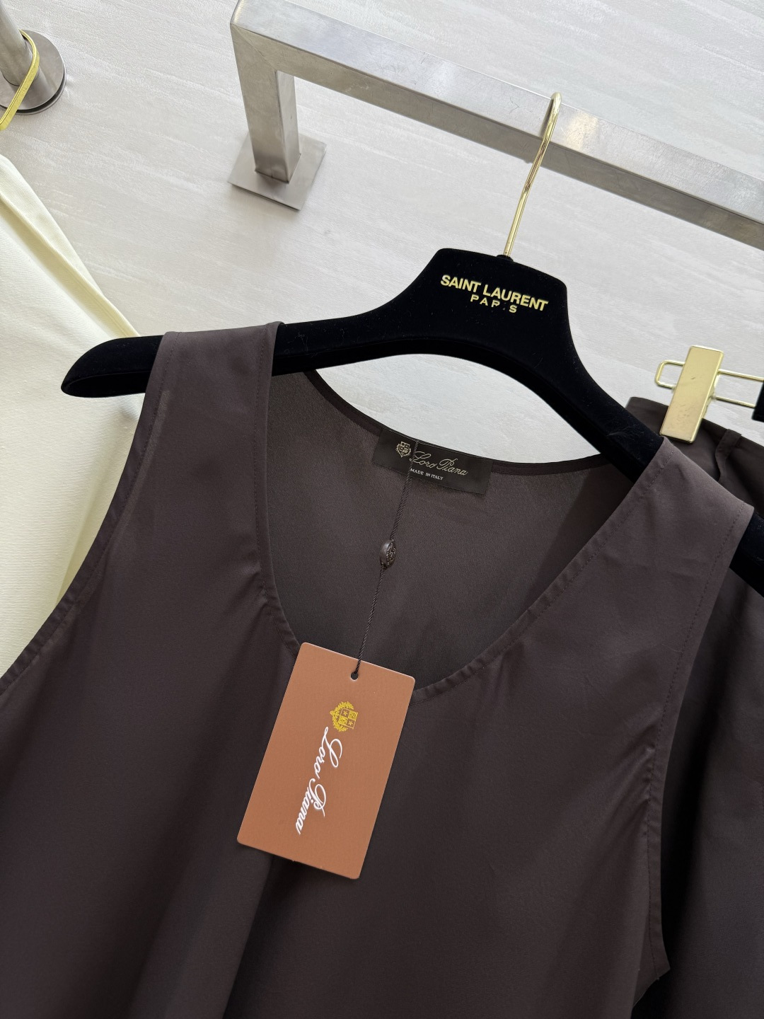 #LoroPian♡²⁶春夏新款 重磅真丝套装 高品质定制 现货首发size：S/M/L（M码胸围：92