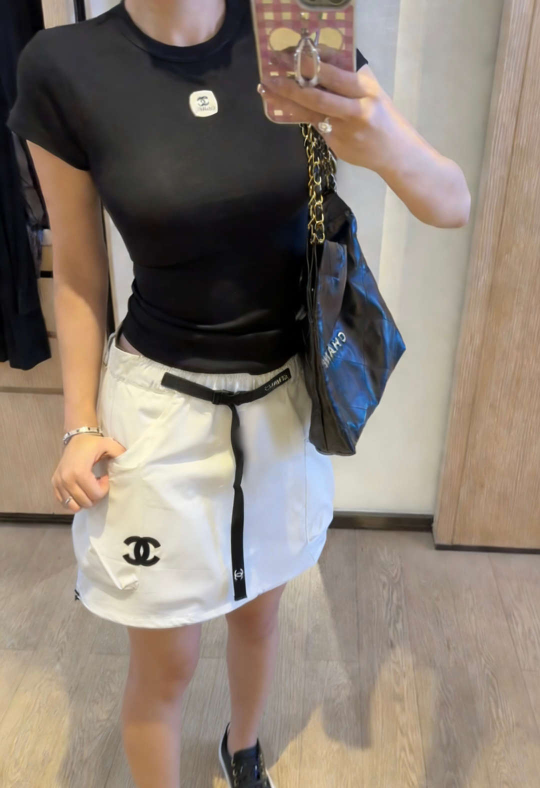 #Chane♡²⁶中古系列 短袖T恤 高品质定制 现货首发size：36/38/40