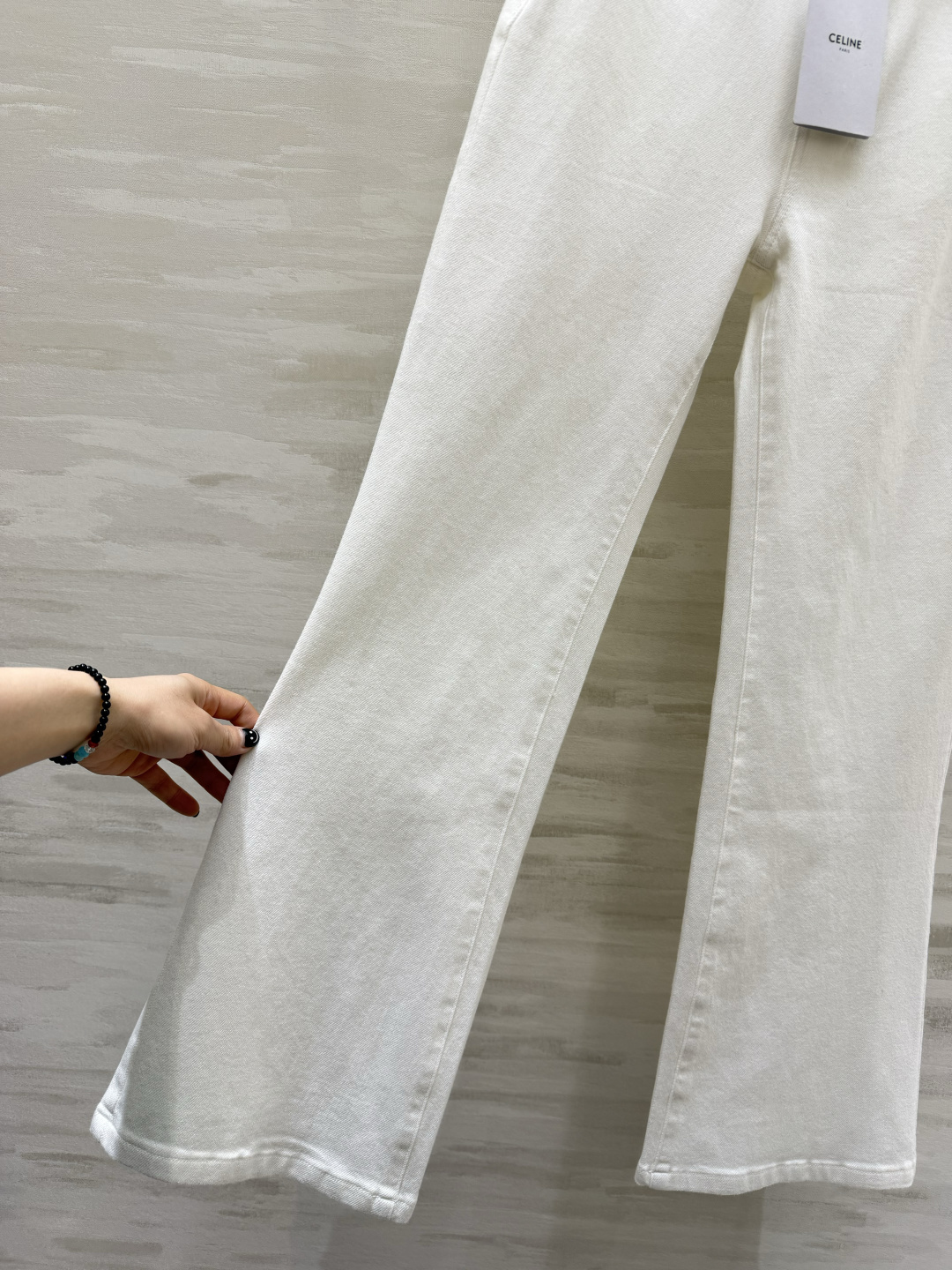 #Celin♡²⁶春夏新款 微喇裤型牛仔裤 高品质定制 现货首发size：S/M/L/XL（M码腰围：6