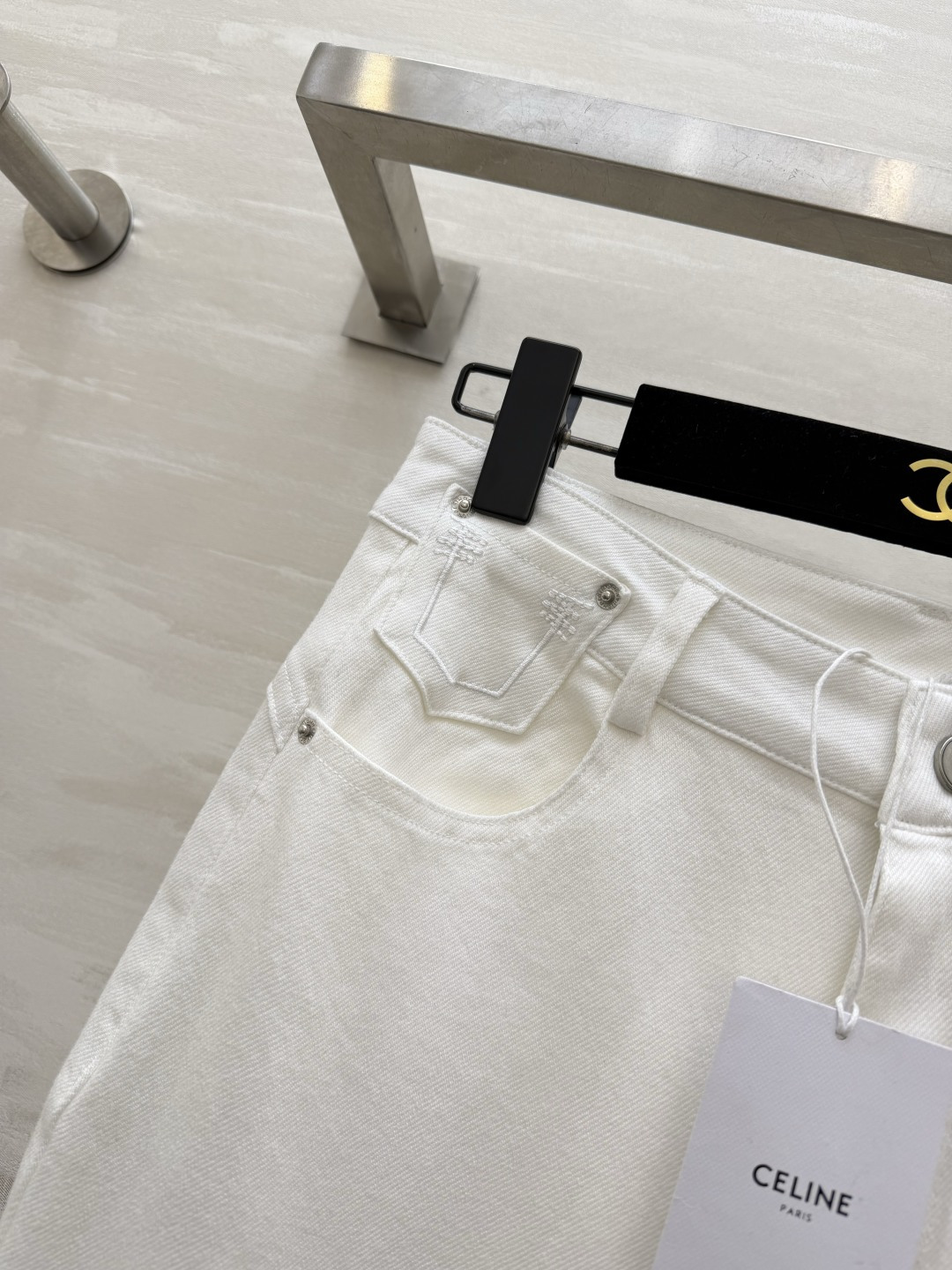 #Celin♡²⁶春夏新款 微喇裤型牛仔裤 高品质定制 现货首发size：S/M/L/XL（M码腰围：6