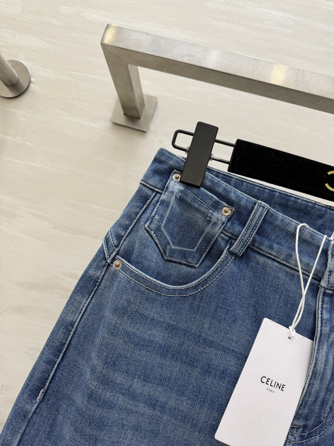 #Celin♡²⁶春夏新款 微喇裤型牛仔裤 高品质定制 现货首发size：S/M/L/XL（M码腰围：6