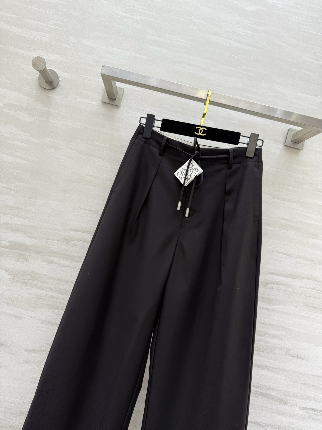 #Loew♡²⁶春夏新款 直筒绑带西裤 高品质定制 现货首发size：26/27/28/29/30（27