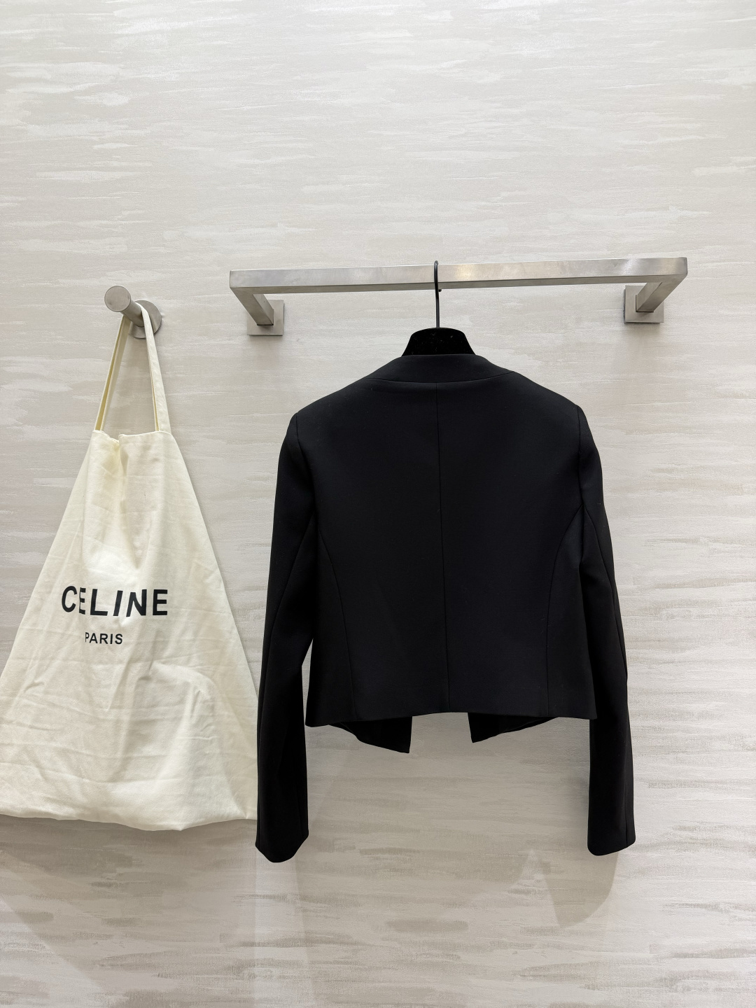 #Celin♡²⁶新款 双排金扣外套 高品质定制 现货首发size：S/M/L/XL（s码肩宽：38，胸